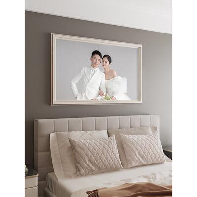 IYR7结婚照放大纱墙主卧室F7685S6M打印婚照洗挂照片做成冲印卧大