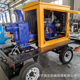 防汛水泵移动排涝泵车大流量自吸泵抽水柴油机水泵机组抢险泵车