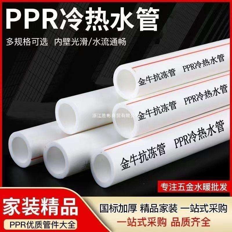 家用上海金牛ppr冷热水管4分6分装修水管防冻加