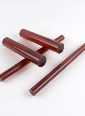 雕刻厂家加工直供板聚酰亚胺圆YS20棒黑棕色pi棒材料加工