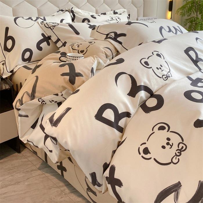 件全棉床裙棉单件baoqil纯纯棉被套加厚花边床罩单防滑床垫保护套