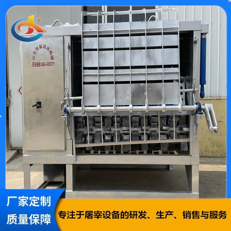 屠宰场全自动杀牛羊猪自动刮毛设备全自动脱毛机设备