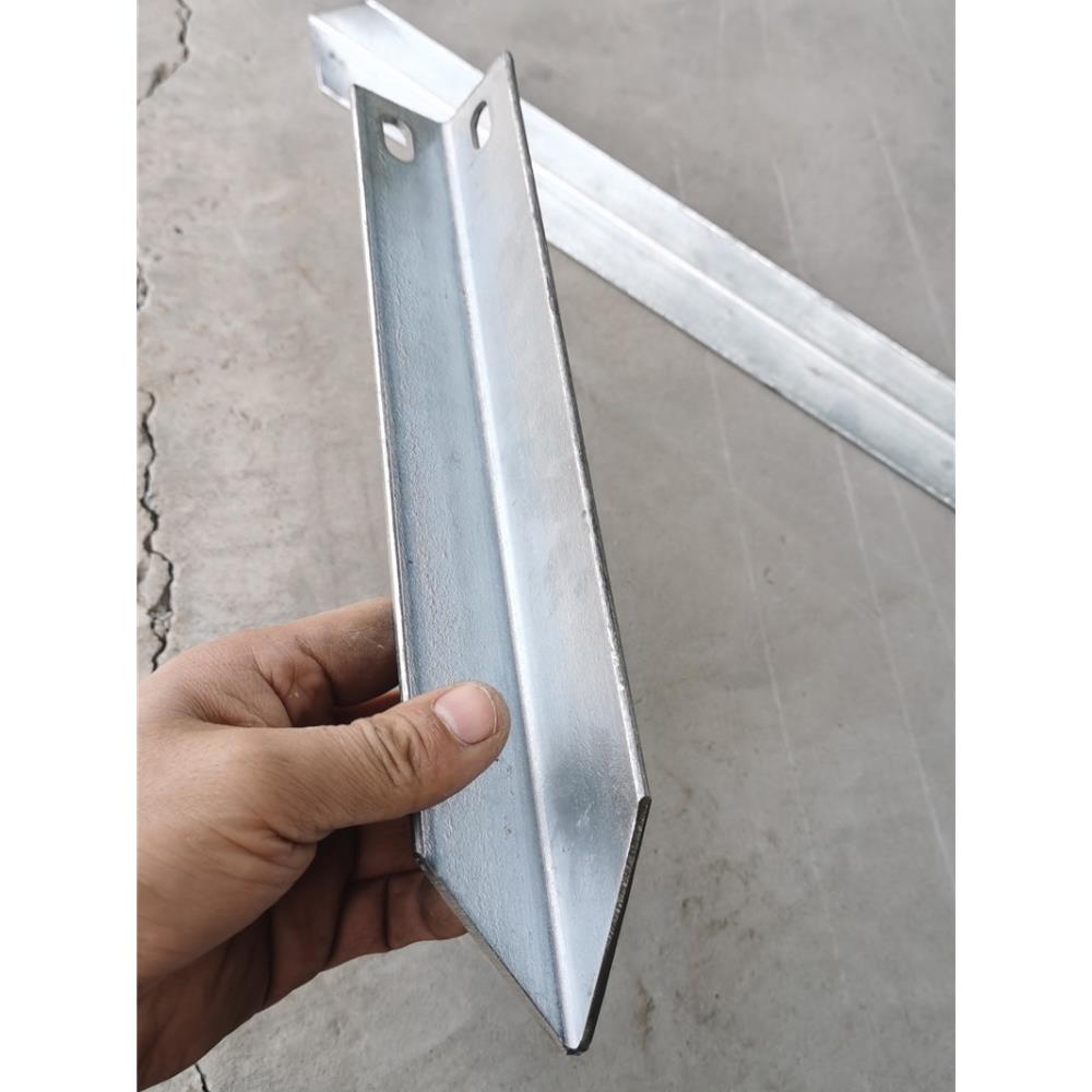 热镀锌角铁接地针电力接地桩角钢接地极接地棒发电机接地线避雷针