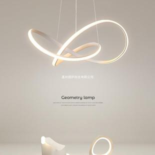 大气客厅灯led吊灯个性 现代简约创意房间主卧室灯书房餐厅灯灯具