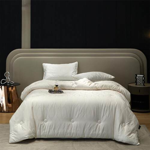 a类母婴级全棉贡缎60支提花80%大豆被7A抗菌秋冬被