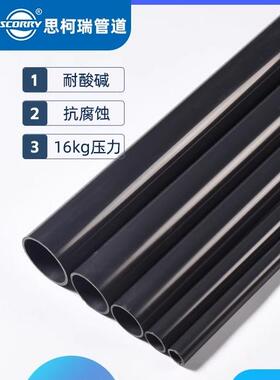 四瑞Upvc管化工管给水管Pvc- u管工业管排水Pvc管Dn25 50 63