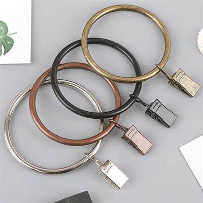 窗帘挂环夹Curtain ring clamp shower curtain Roman rod hook