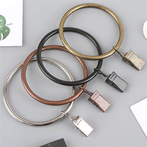 窗帘挂环夹Curtain ring clamp shower curtain Roman rod hook