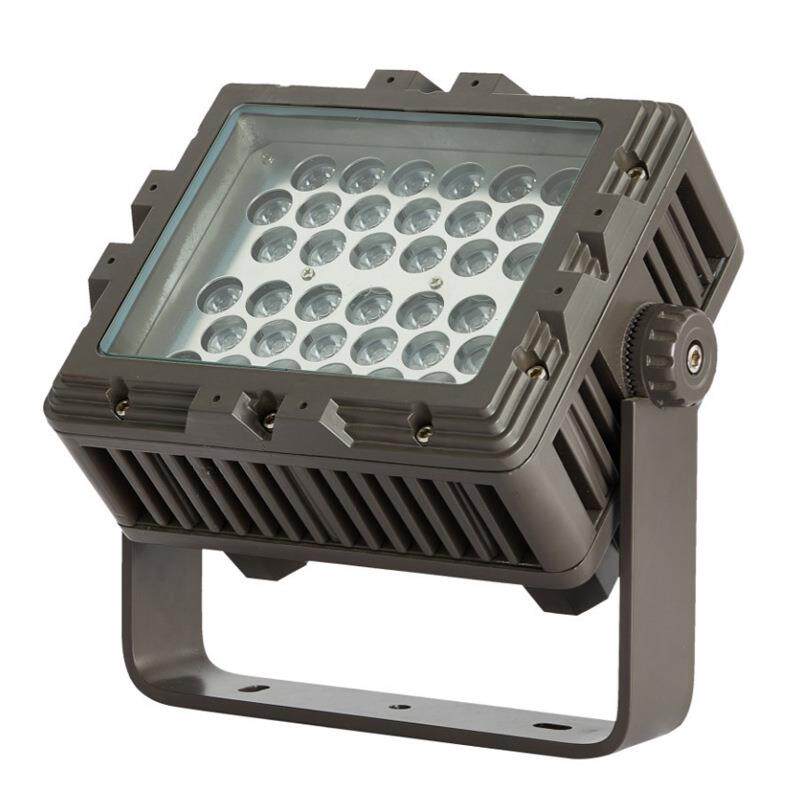 LED户外防水七彩景观灯照树灯射灯园林投光灯庭院地插草坪射树灯