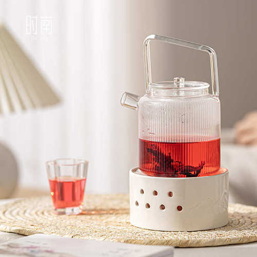 草木灰蜡烛温茶炉陶瓷小火炉温茶器加热底座热茶煮茶保温炉提香器