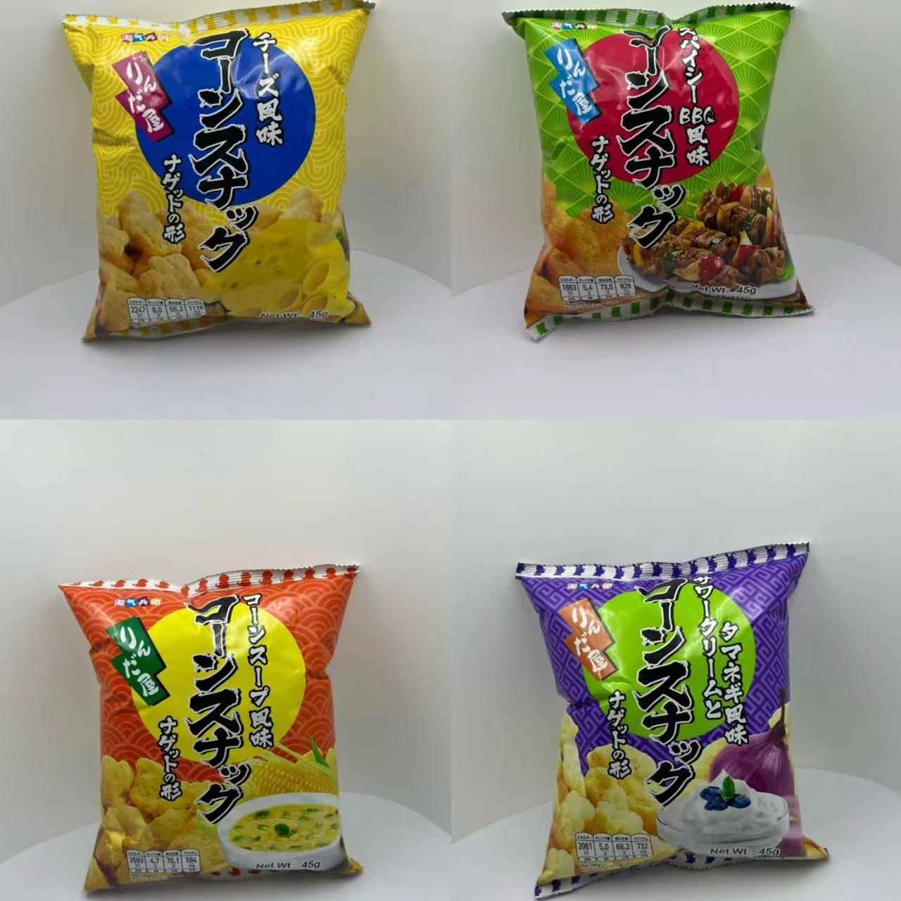 3包包郵泰國淘氣兵團(tuán)玉米脆燒烤/酸乳酪洋蔥/干酪/玉米濃湯45g