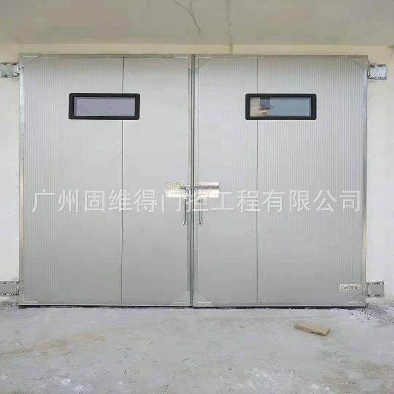 工厂直销供应广州goodvick工业平开门钢板门安装高强度单开门大门