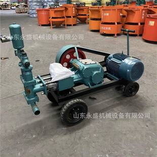 BW70型注浆泵电动高压活塞式 双缸注浆机隧道灌浆水泥砂浆注浆泵