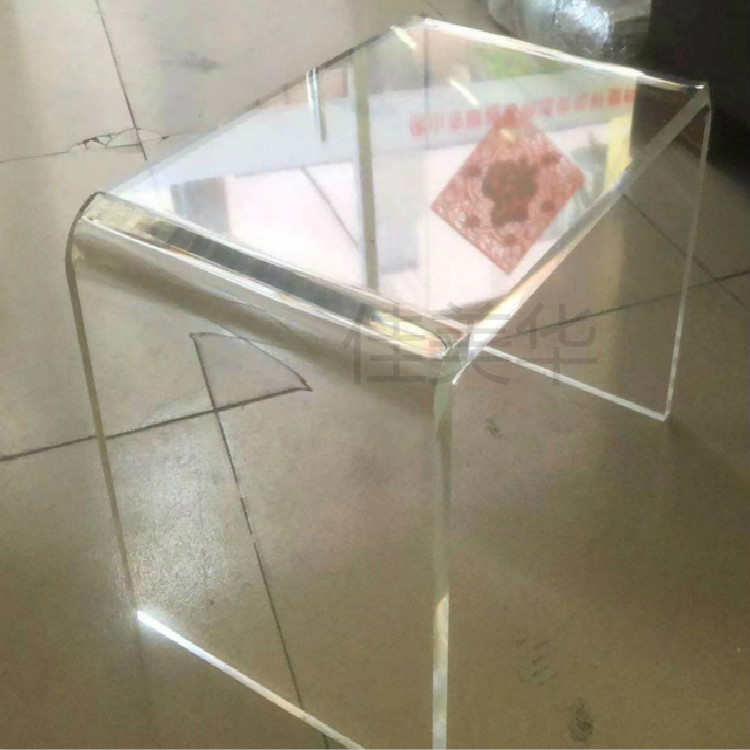 亚克力折弯展示架 热弯创意桌椅亚克力柜展示底座模型保护罩