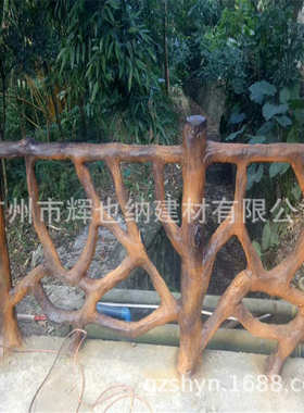 仿仿河道混凝土桥梁新农树藤景区仿木批发护栏栏杆水泥村栏杆市政