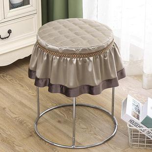 圆凳子套罩圆形转椅套夹棉加厚防滑椅子垫饭店餐厅圆凳罩家用椅套