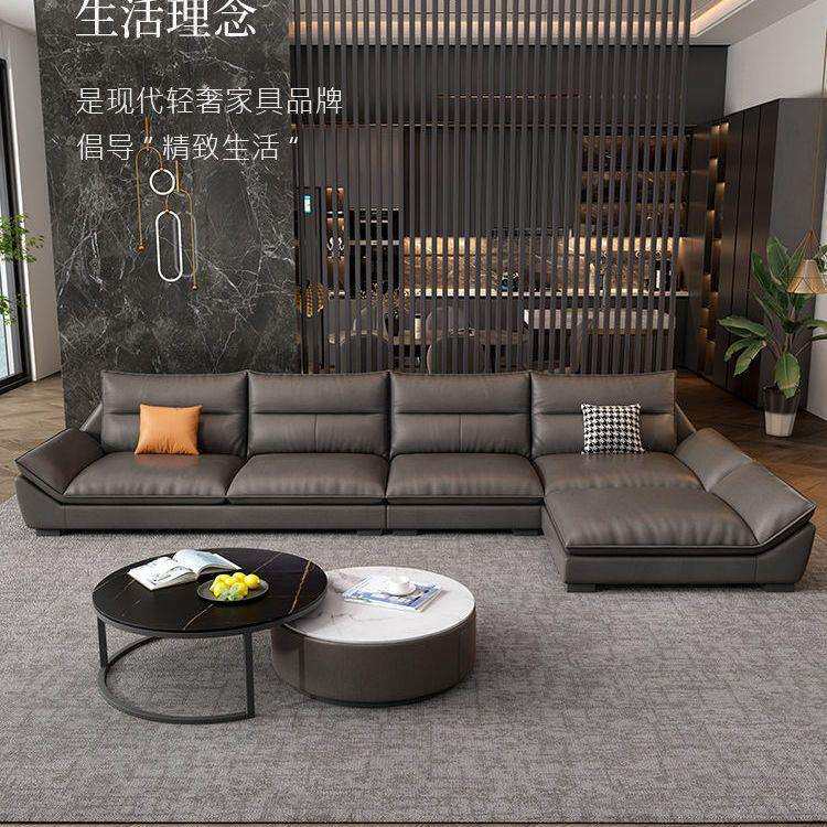 科技布布艺沙发现代简约客厅大小户型直排三人位贵妃转角组合沙发