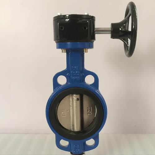 手动蜗轮对夹蝶阀D371X-10DN100DN150全系列高品质