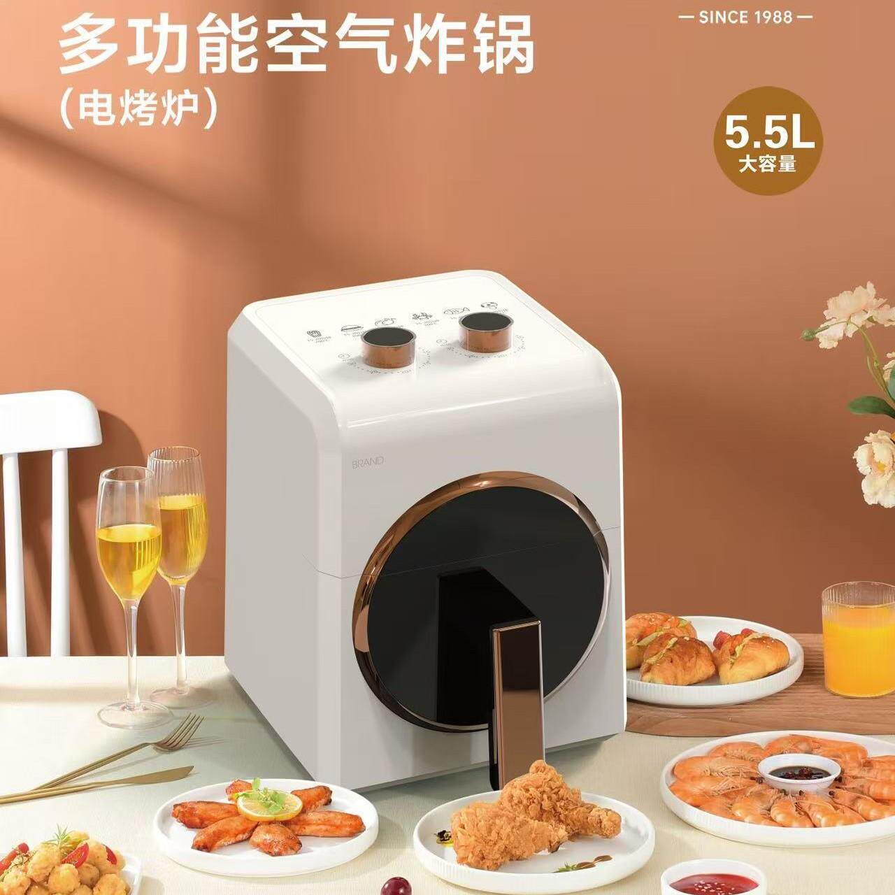 大容量空气炸锅家用多功能无油电炸锅薯条机烤红薯机跨境礼品