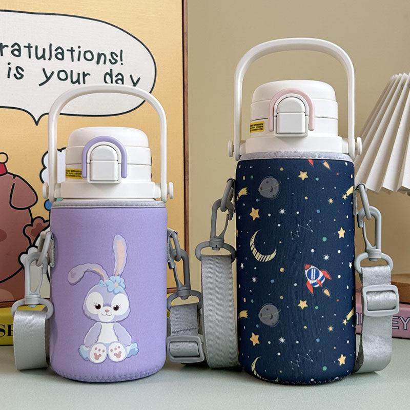 哈尔斯儿童保温杯套斜挎吸管保护套大容量水杯套750 950ml水壶套,餐饮具,杯套,淘宝优惠券,粉丝福利购,淘宝优惠卷