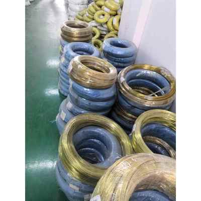 H62 H65黄铜中软线打螺丝专用冷镦黄铜丝Y4硬度 全硬/全软铜丝卷