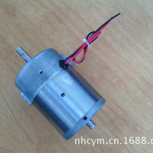 永磁直流电动机 配钥匙机电动马达 2级外置碳刷自动门有刷电机