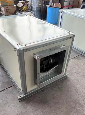 4KWkw后倾式柜式离心风机箱长风道高风压排烟HTFC-IV-151096pa