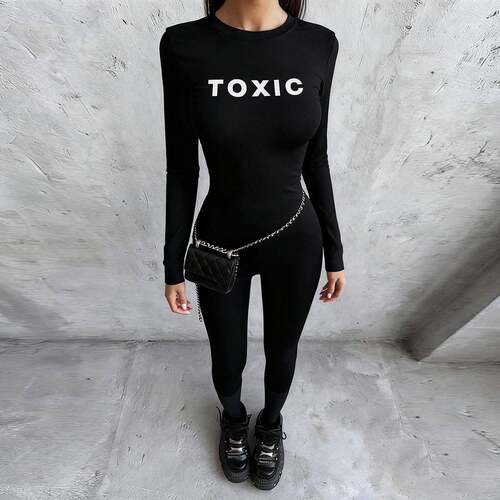 Women's Chic Streetwear Solid Color Digital Print Round Neck