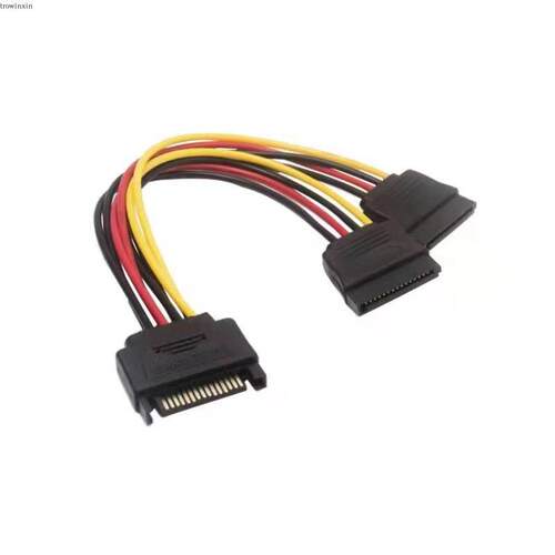 Sata1 ~ 2电源延长线Sata1 ~ 2串口延长线机械/固态硬盘连接线缆