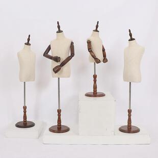 半身架模特装 衣架子人台道服572具童假人橱窗展示头饰造型 儿童装