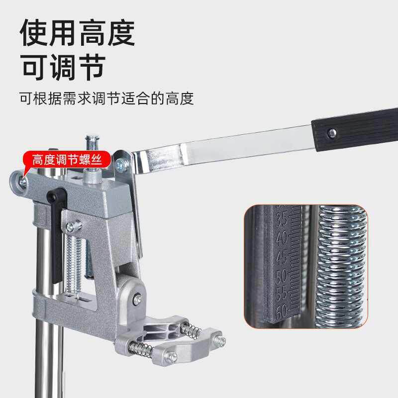 工大口径通旋转打孔打钻磨多功能万421用电钻支架微型台迷用你作