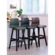 北欧实木吧台椅高脚凳家用靠背椅吧台凳前台咖啡厅酒吧椅轻奢简约