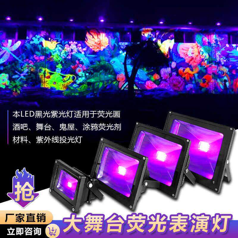 12V24V220V萤光画 画紫光灯酒吧派对舞台鬼屋涂鸦led黑光紫外线