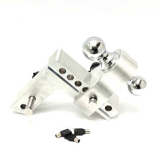 厂家供应拉力强可调节铝合金拖车臂2 6inch配插销双头拉车臂现货