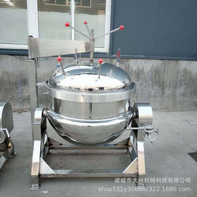 高温高压煮粽子锅 自动提升玉米蒸煮锅 牛肉酱骨头真空蒸煮设备