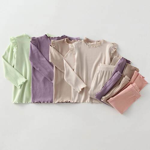 Spring Children Pajamas Kids Underwear Baby Girls Clothes Se
