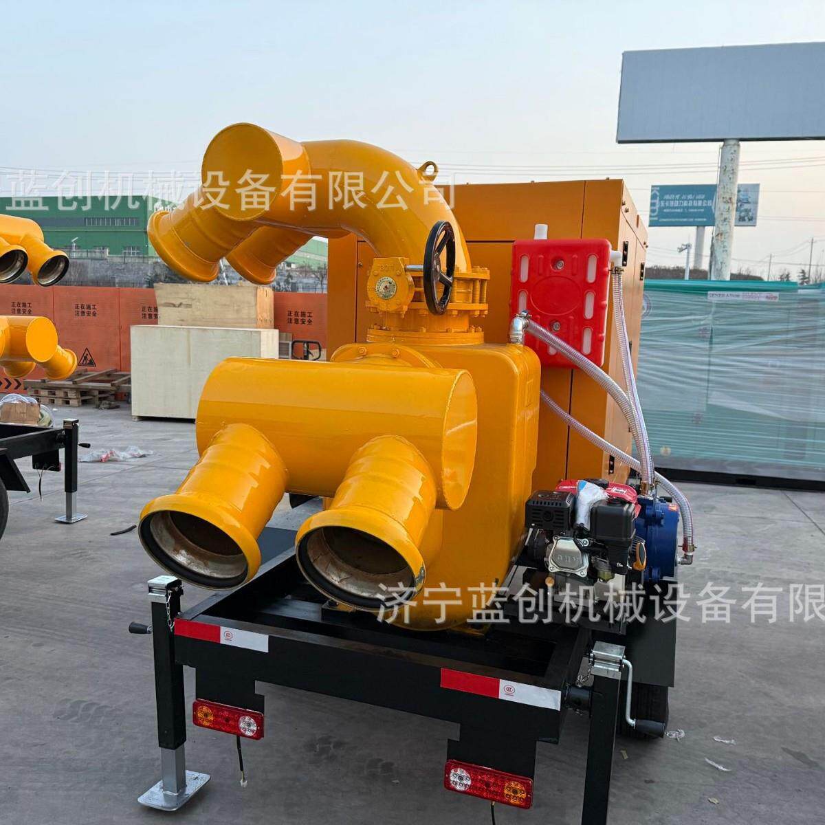 移动防汛泵车柴油机水泵一体机组自吸泵污水应急1000立方混流泵车