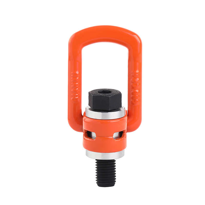 侧拉万向旋转吊环侧向起重螺栓型吊装旋转式可旋转钢丝绳