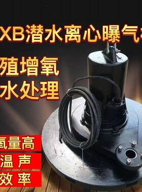 QXB离心潜水曝气机混合推流厌氧化池养殖场氧泵污水处理充氧