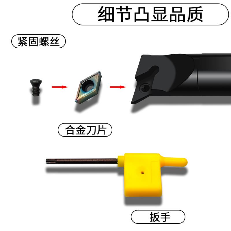数控螺钉式内孔车刀S08/1