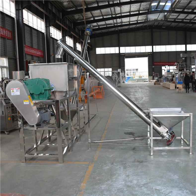 U型槽不锈钢绞龙螺旋输送机螺杆粉末颗粒提升机上料机厂家销售