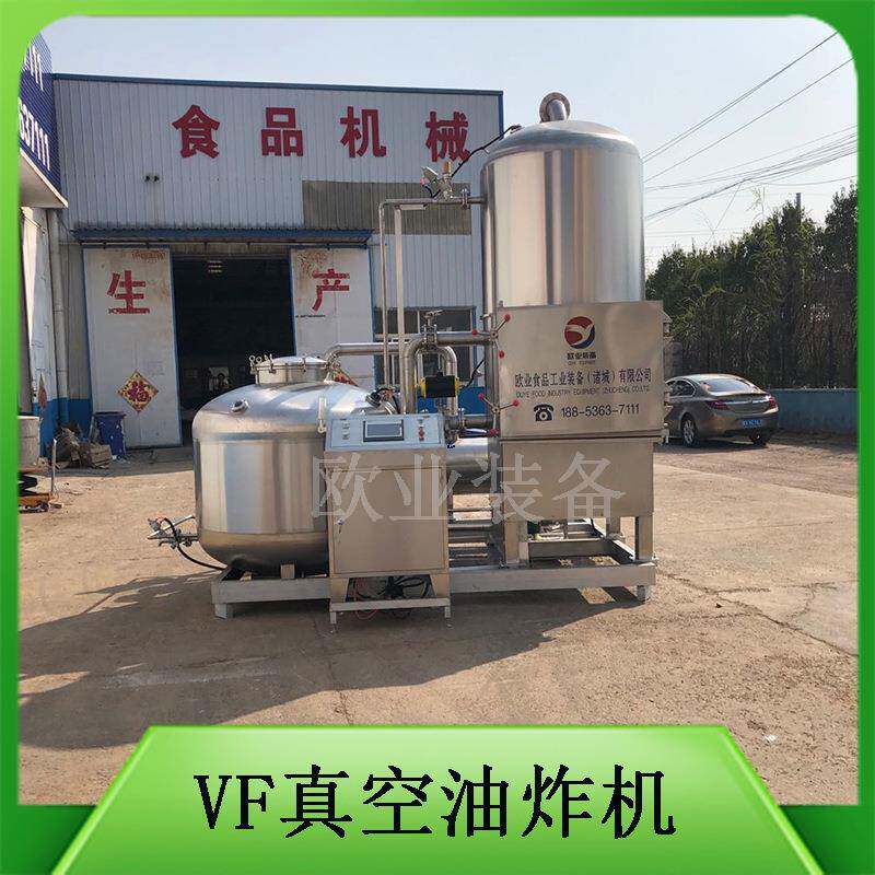 香酥鱼骨粒加工设备 酥脆鱼排真空膨化机 VF工艺 低温真空油炸机