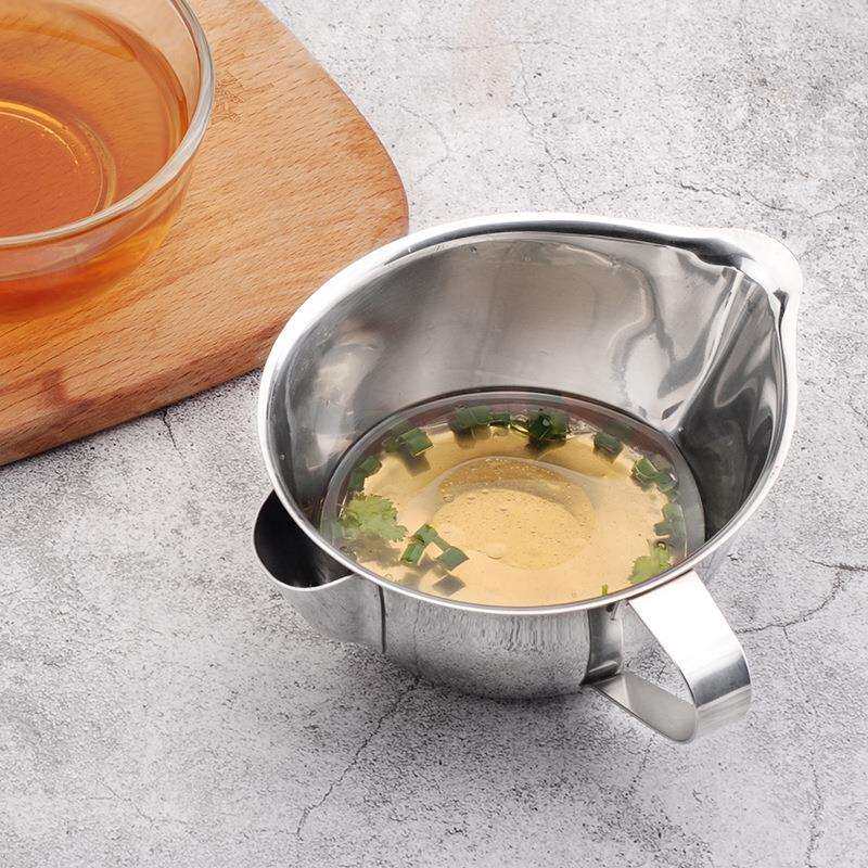 不锈钢隔油碗隔油器汤壶滤油器抽油脂油汤水分离器厨房漏