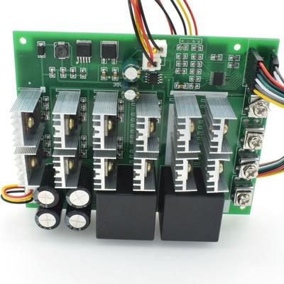直流电机调速器 变速开关 12V24V36V48V 正转反转 数字刻度转速表