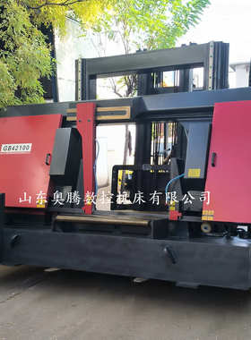 奥腾GB42100金属带锯床 大型龙门GB42120卧式带锯床 锯切成捆型材