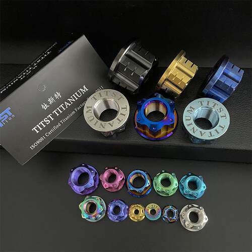 M5/M6/M8/M10/M12/M14/M16/M18/M20摩托车钛合金螺母厂家现货