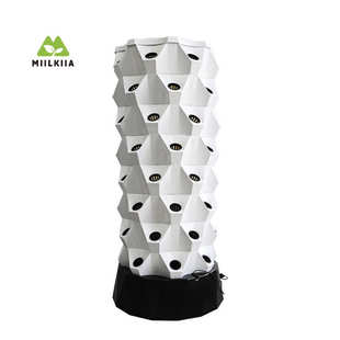 水培菠萝塔立体种植系统 家庭阳台无土栽培设备 塑料NFT水培塔