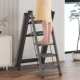 加厚家用人字梯多功能收纳伸缩折叠梯子衣架两用置地移动步梯加粗