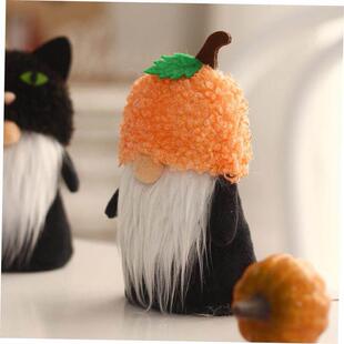 faceless old man Halloween party Pumpkin doll decorations