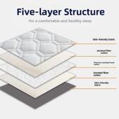 bed soft mattress folding pad床垫 topper 9cm